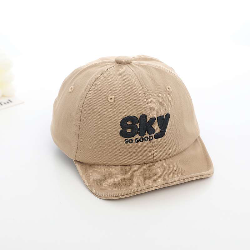 キッズ帽子 キッズ向け「SKY」英語入り ベビー帽子