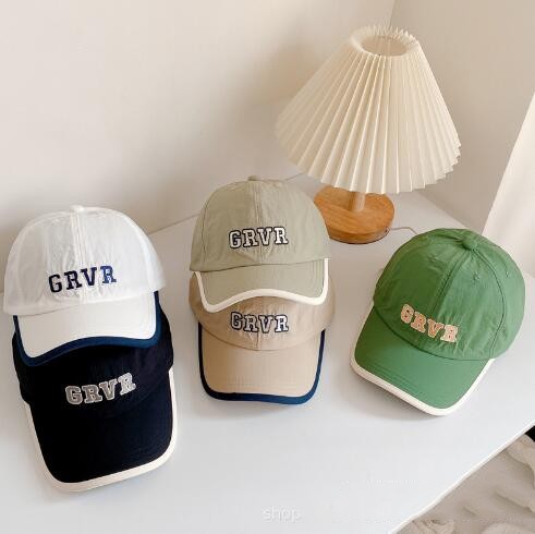 キッズ帽子 『GRVR』キッズキャップ 5色展開 ユニセックス