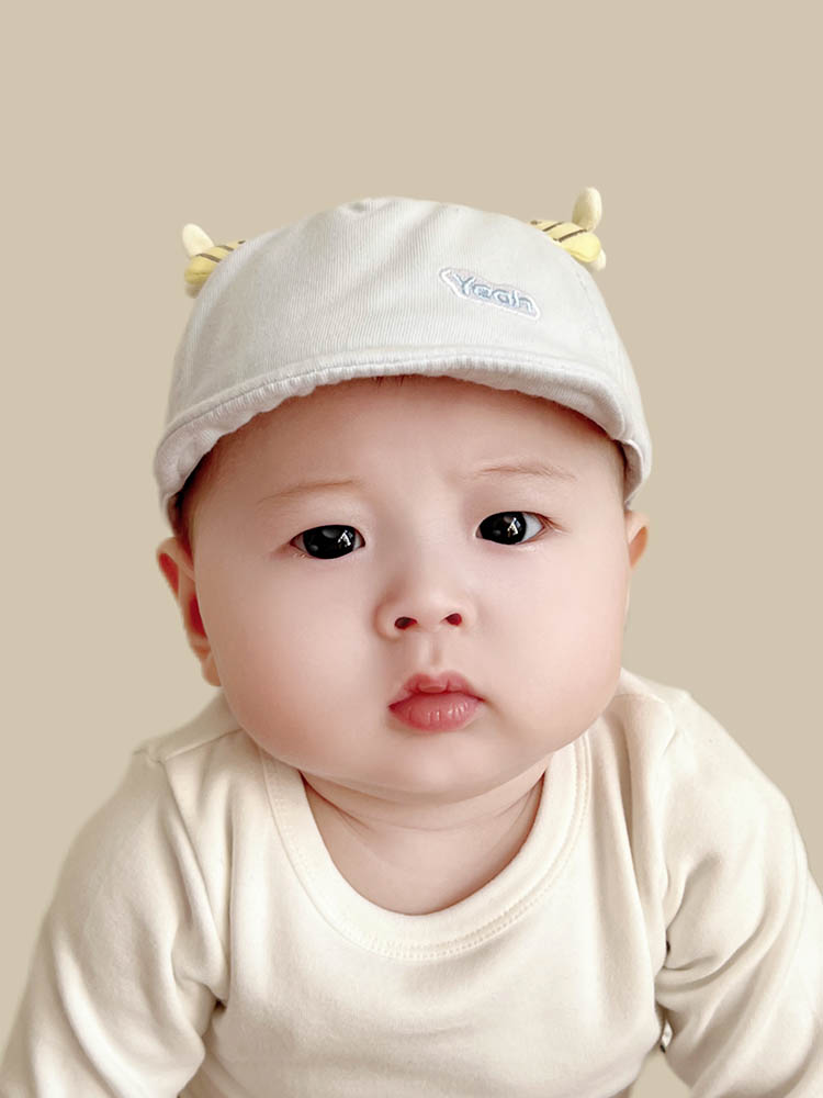 キッズ帽子 ふわふわ小耳付き 赤ちゃん用キャップ