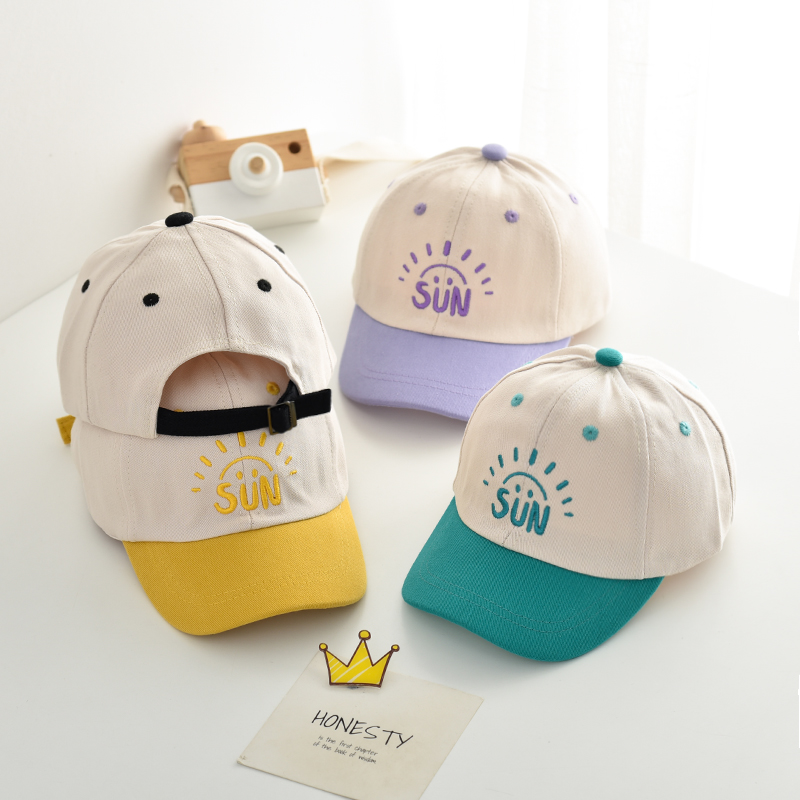 キッズ帽子 SMILE SUNキャップ