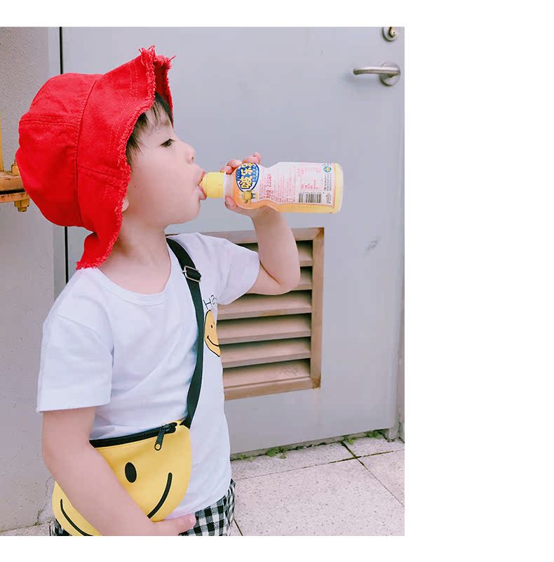 キッズ帽子 フリンジデザイン やわらかバケットハット