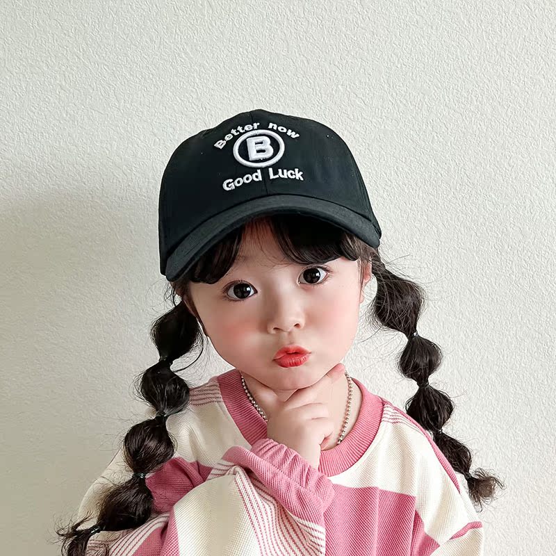 キッズ帽子 かわいい文字入り子供用スポーツキャップ