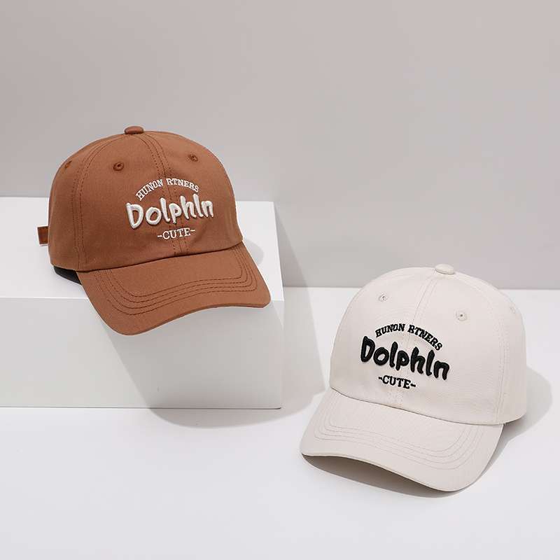 キッズ帽子 Dolphinのロゴ入りキッズキャップ