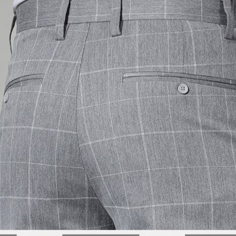 チェックパンツ チェックパンツ 洗練格子柄スリムパンツ