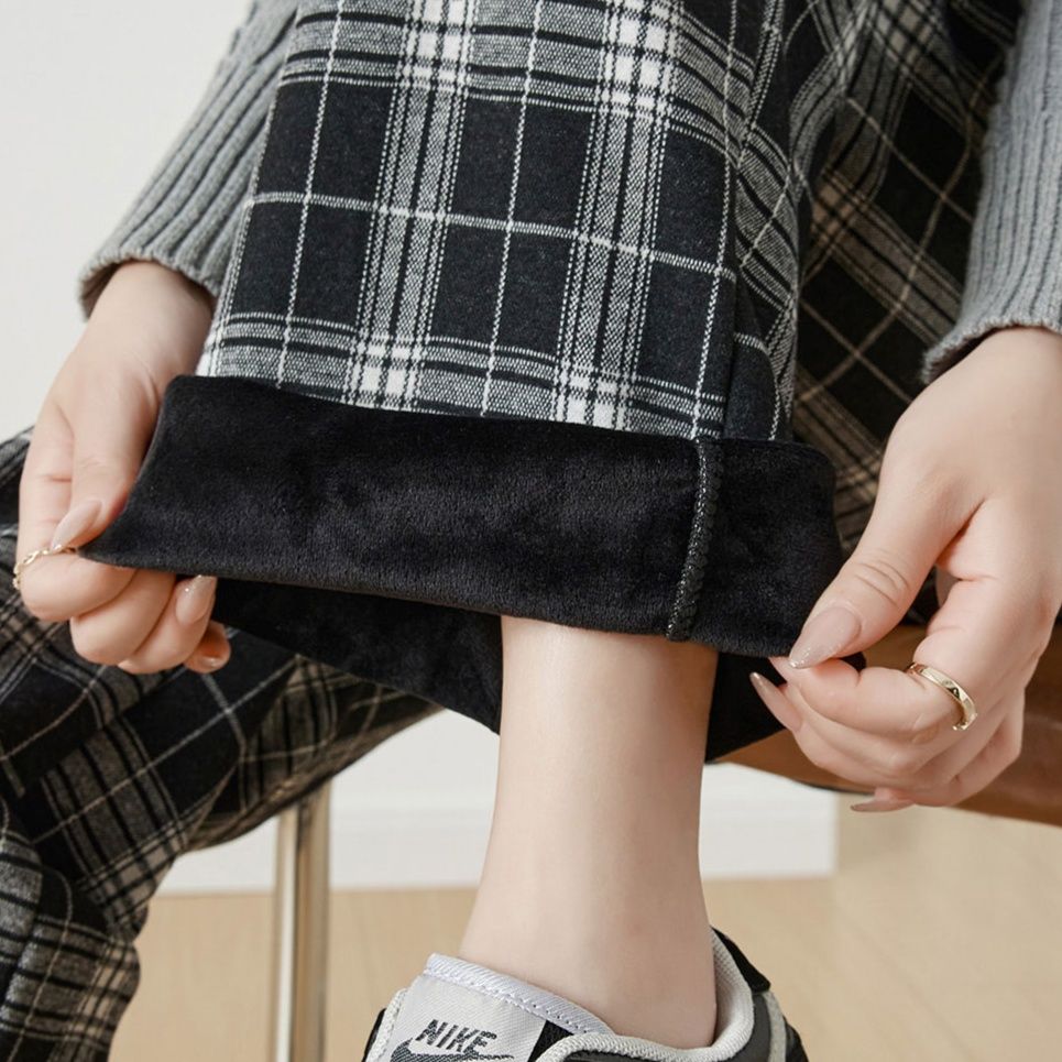 チェックパンツ チェックパンツ 伝統格子柄ワイドパンツ