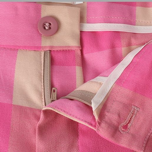 チェックパンツ チェックパンツ ゆったりワイドシルエットパンツ
