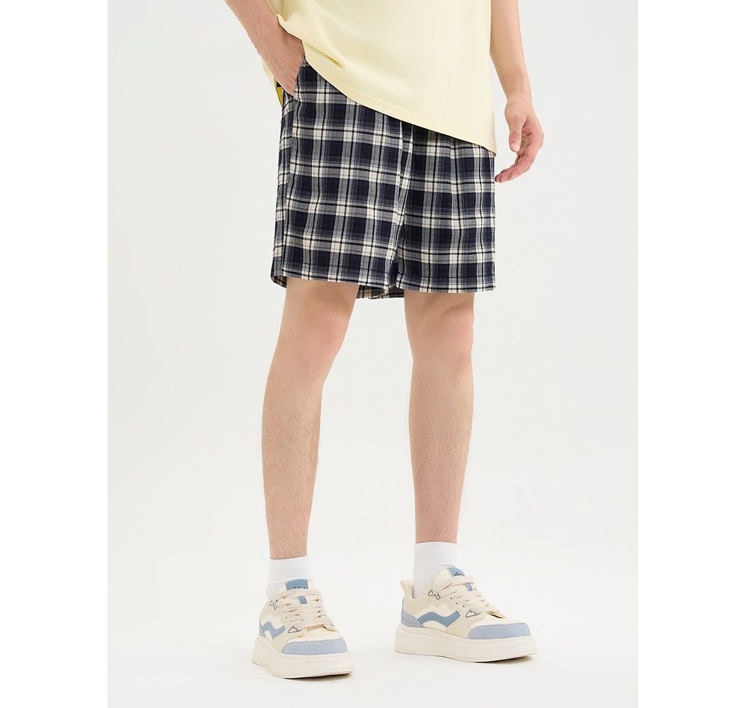 チェックパンツ 格子柄さわやかショートパンツ