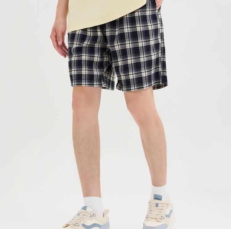 チェックパンツ 格子柄さわやかショートパンツ
