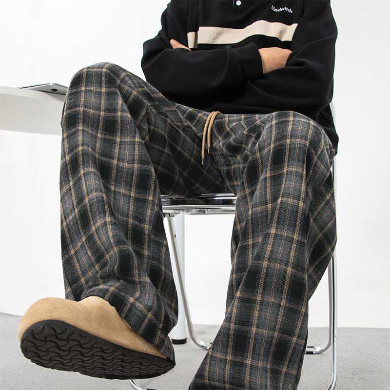 チェックパンツゆるだぼストリート チェックパンツ