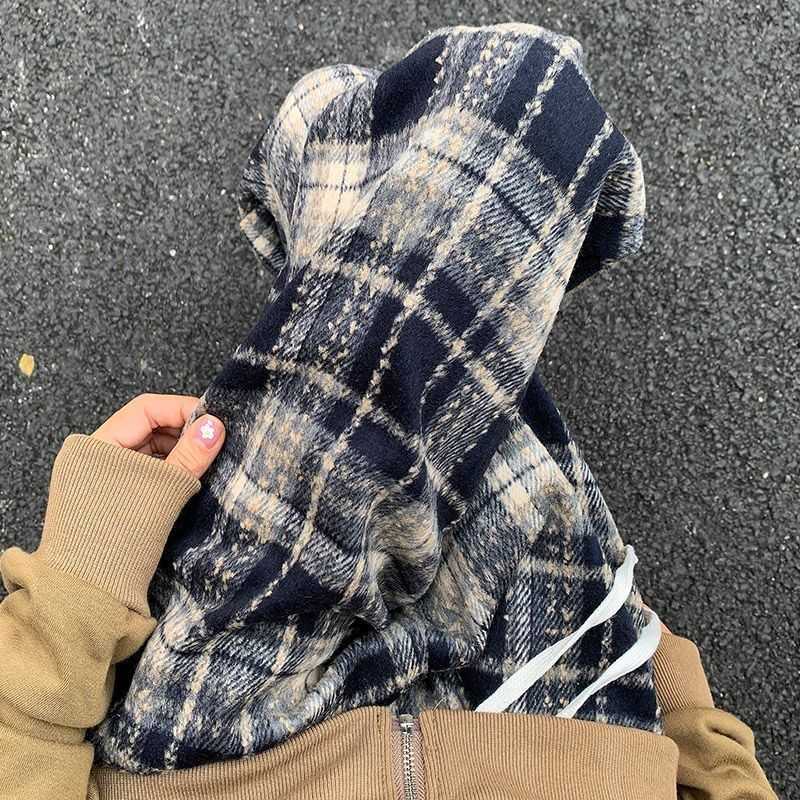 チェックパンツくつろぎテーパードチェックパンツ