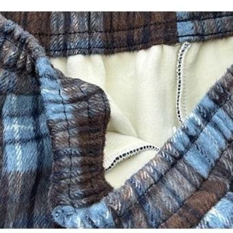 チェックパンツ クラシック格子柄ゆったりワイドパンツ