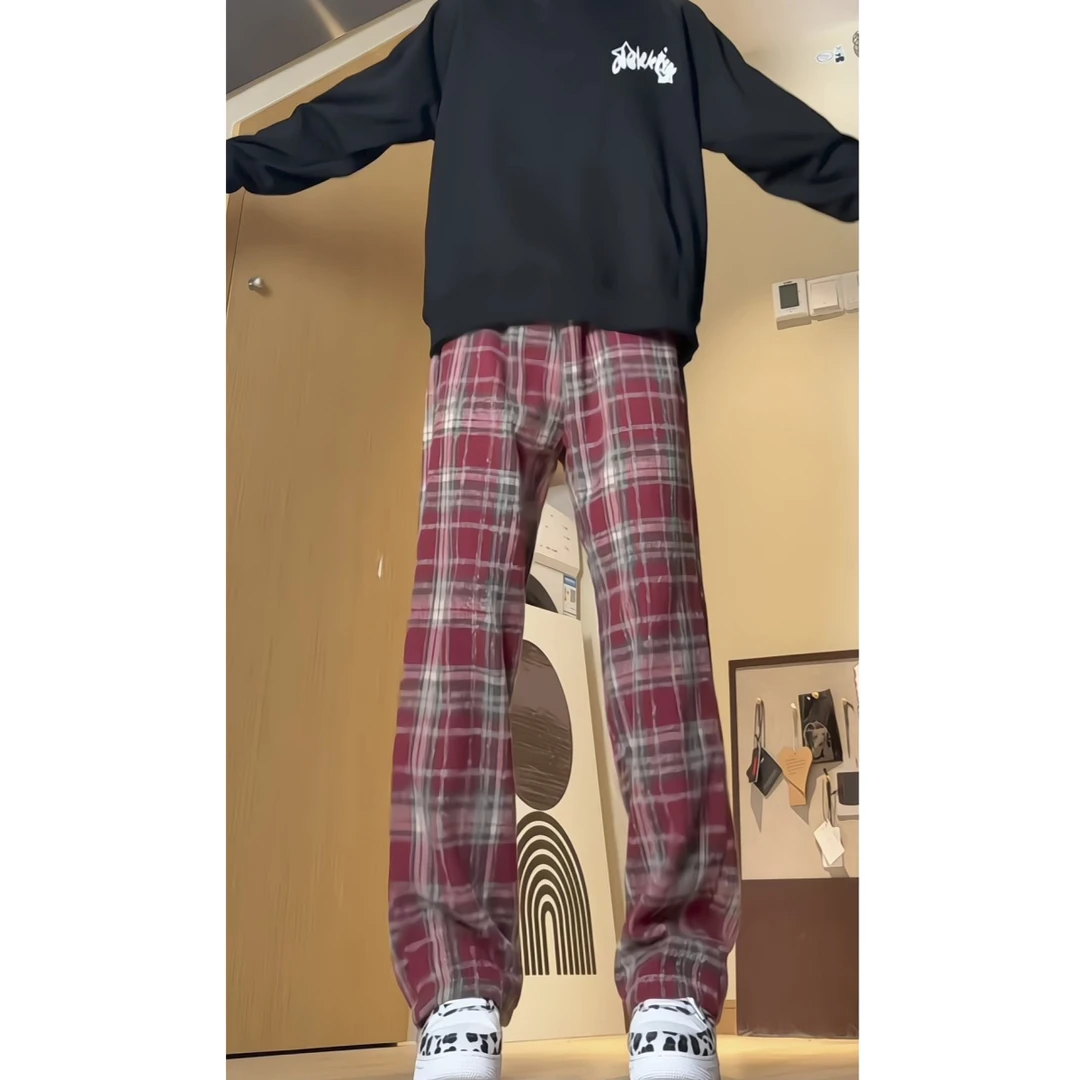 チェックパンツ クラシック タータンチェック ゆるパンツ