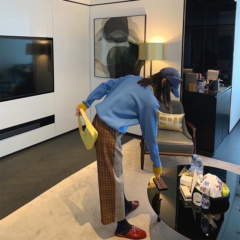チェックパンツ クラシカルチェック ワイドパンツ