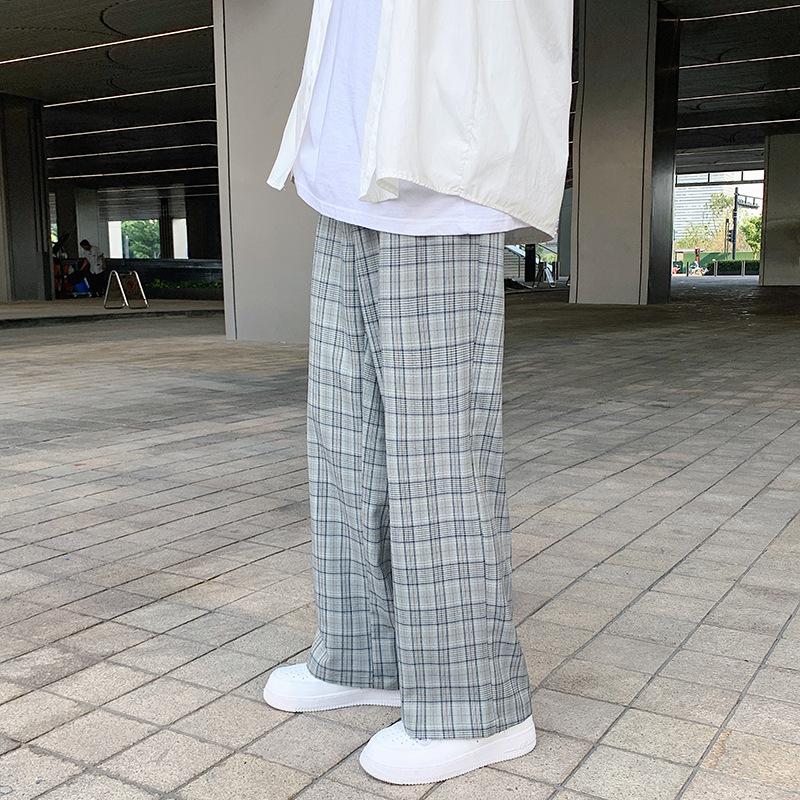 チェックパンツゆったりシルエット チェックパンツ