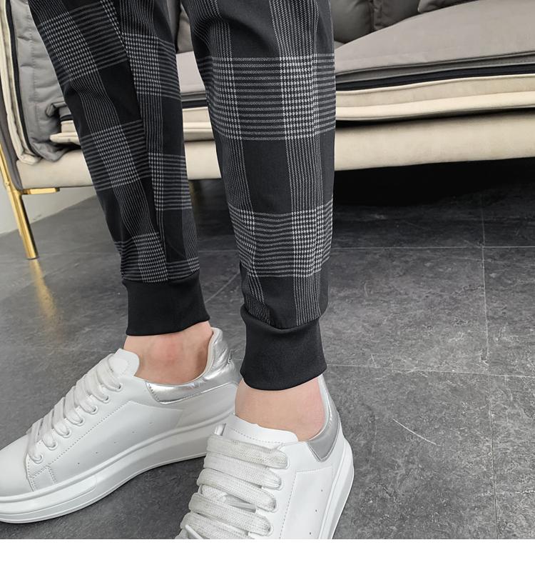 チェックパンツ チェック柄 すっきり美脚パンツ