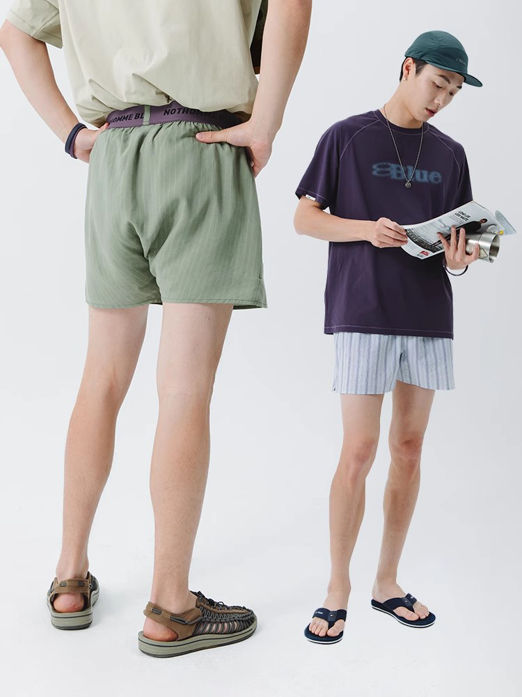 チェックパンツ 快適さわやかチェックショートパンツ