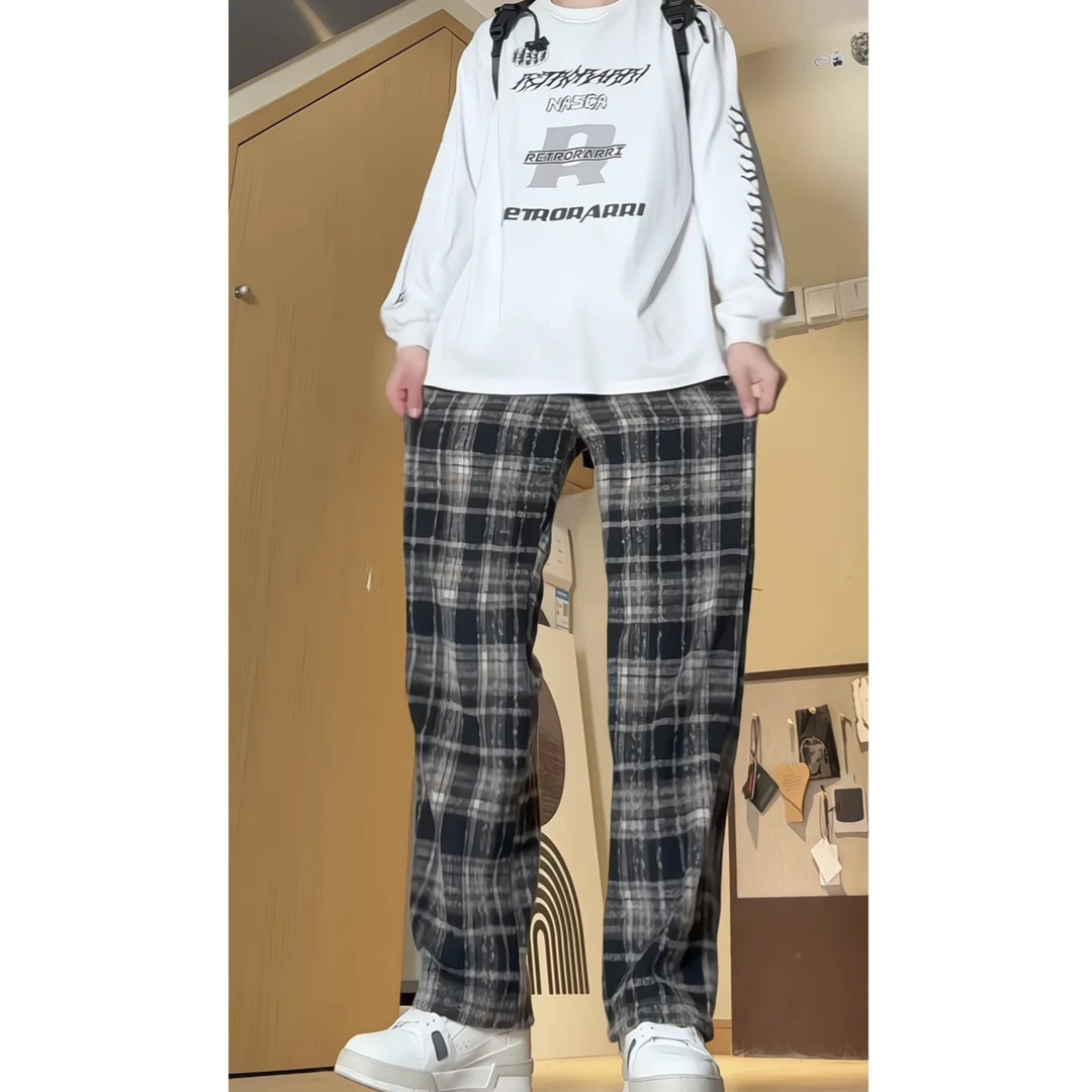 チェックパンツ クラシック タータンチェック ゆるパンツ