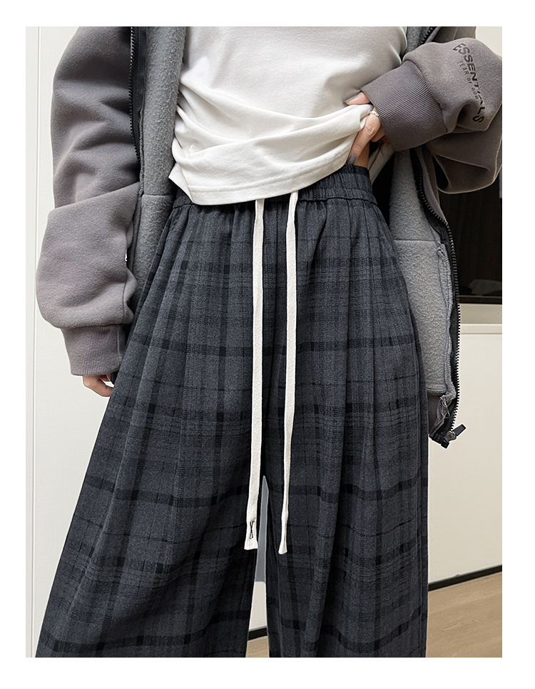 チェックパンツ リラックスデザイン