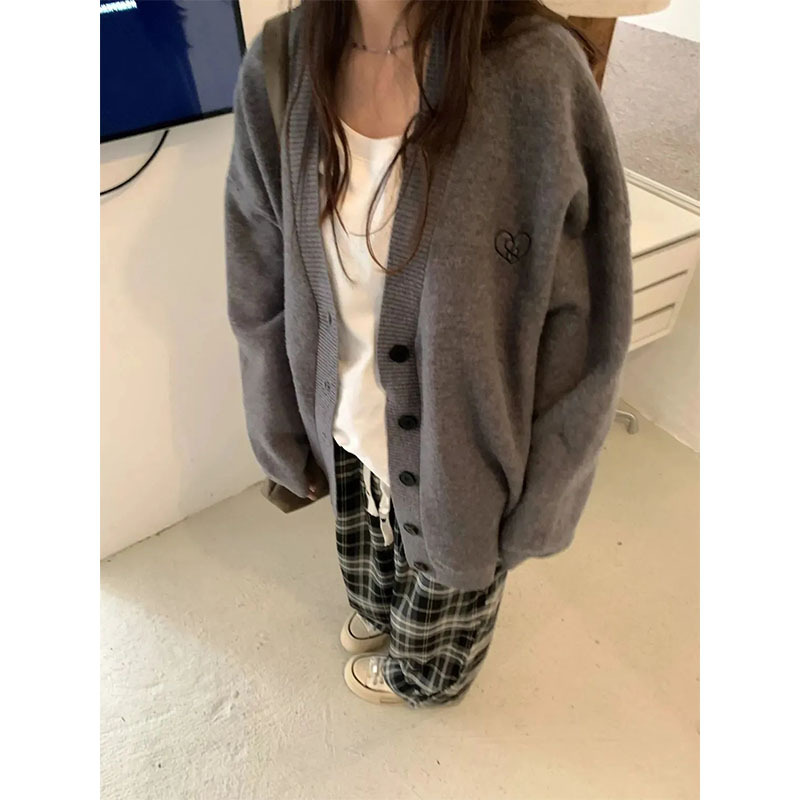 チェックパンツ クラシック格子柄ゆったりワイド