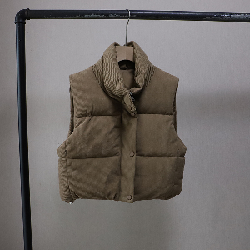 韓国風厚手レディースベスト６色展開