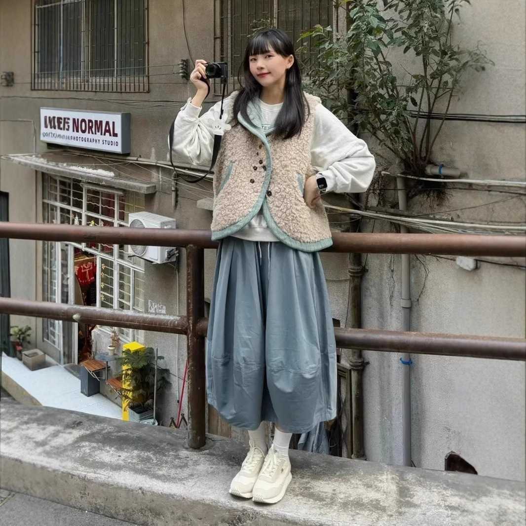 なめらかモコモコレディースベスト