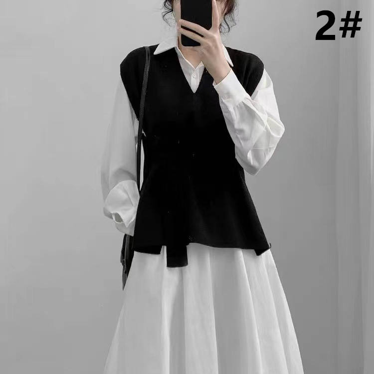 レディースベスト 秋冬新作ウエストリボンベスト上品レディース