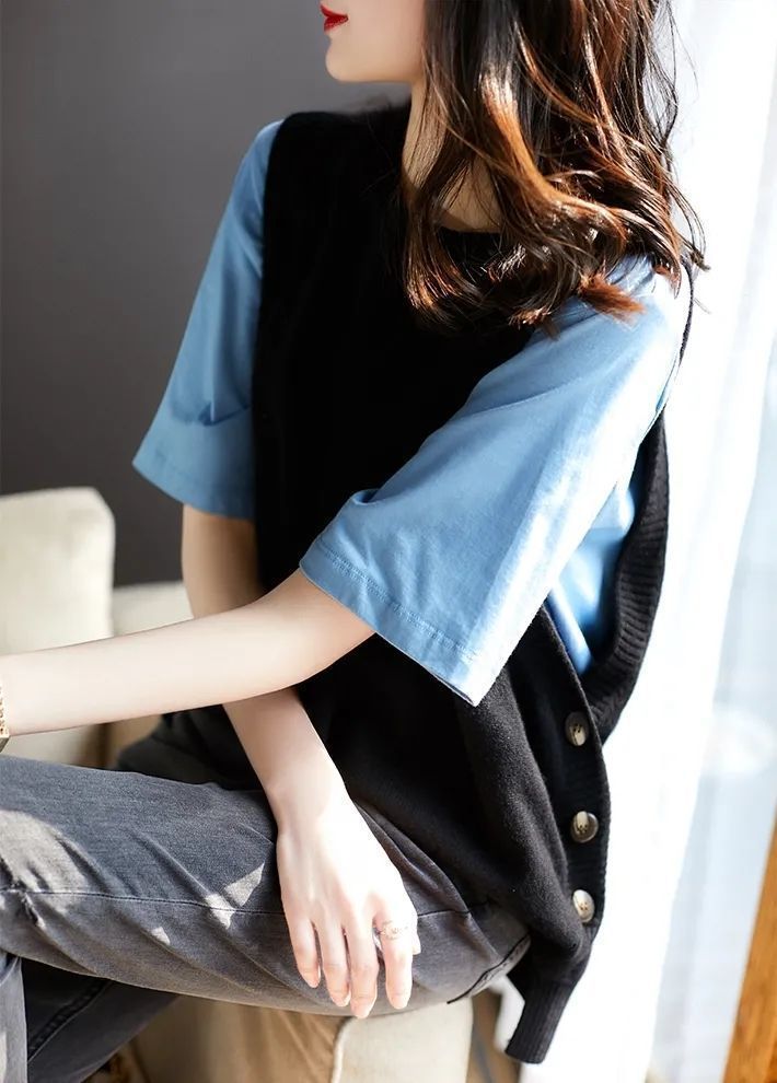 レディースベスト ニットベスト レディース ボタン付き 体型カバー 上品