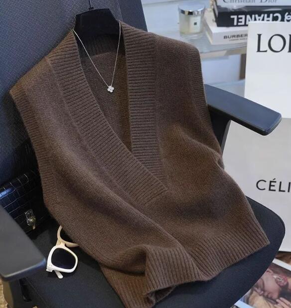 レディースベスト 2026新作 レディース おしゃれニットベスト 2色展開