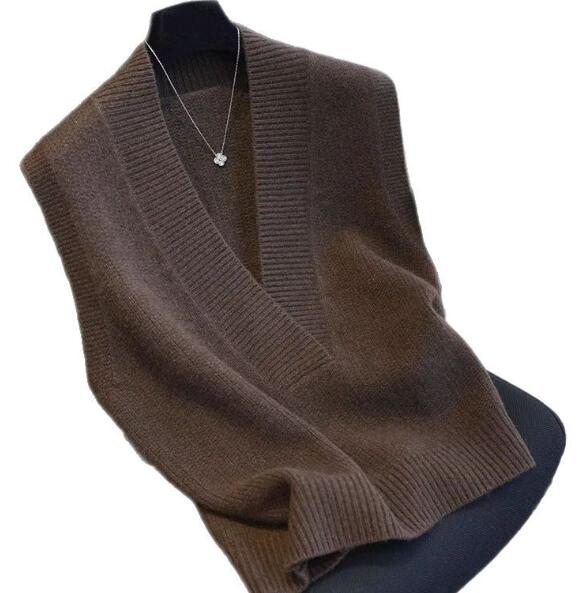 レディースベスト 2026新作 レディース おしゃれニットベスト 2色展開