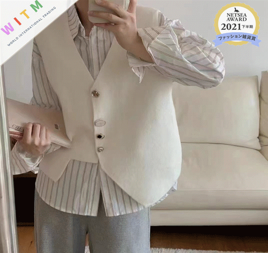 レディースベスト 秋冬新作ニットベスト袖なし上品レディース