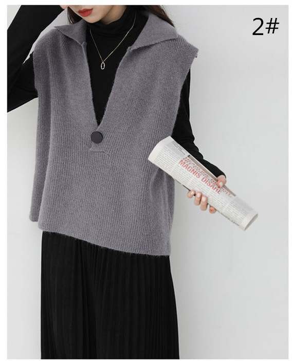 レディースベスト 秋冬ニットベスト レディース 体型カバー 上品エレガント