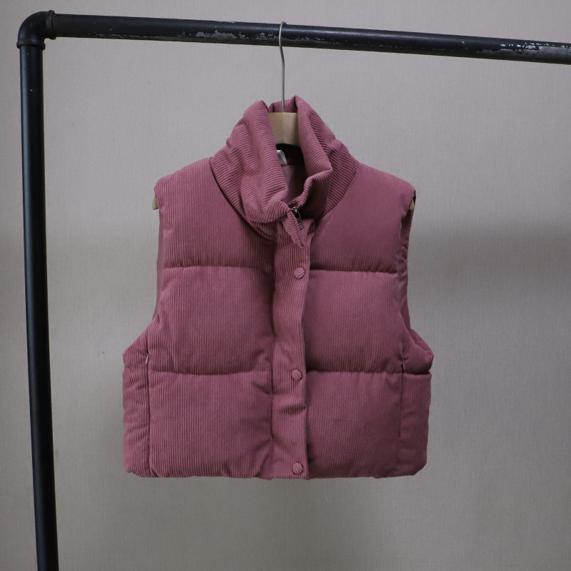 韓国風厚手レディースベスト６色展開