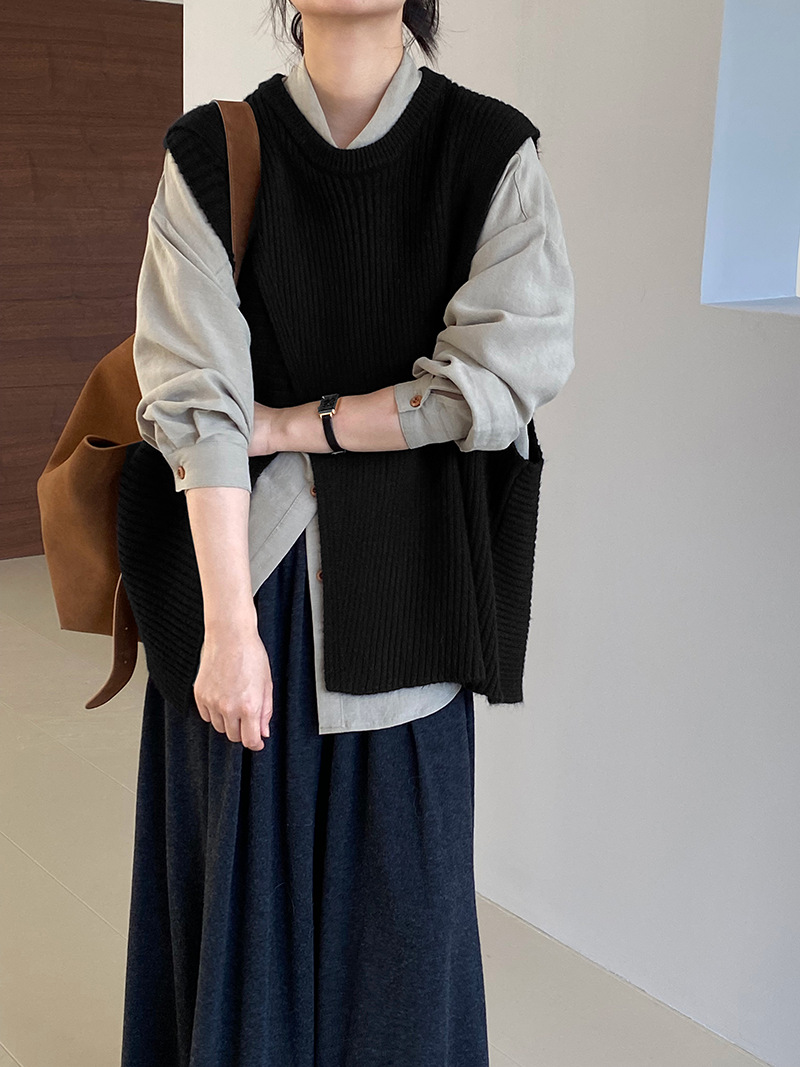 レディースベスト 女性用ニットベスト春新作おしゃれな5色展開