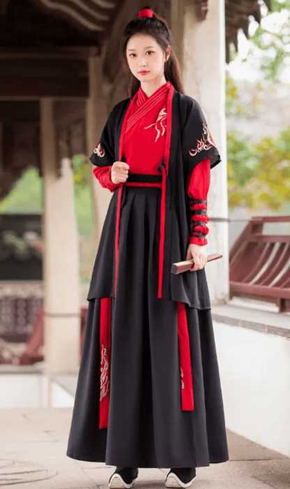 チャイナ服　チャイナ漢服風チャイナセットアップ