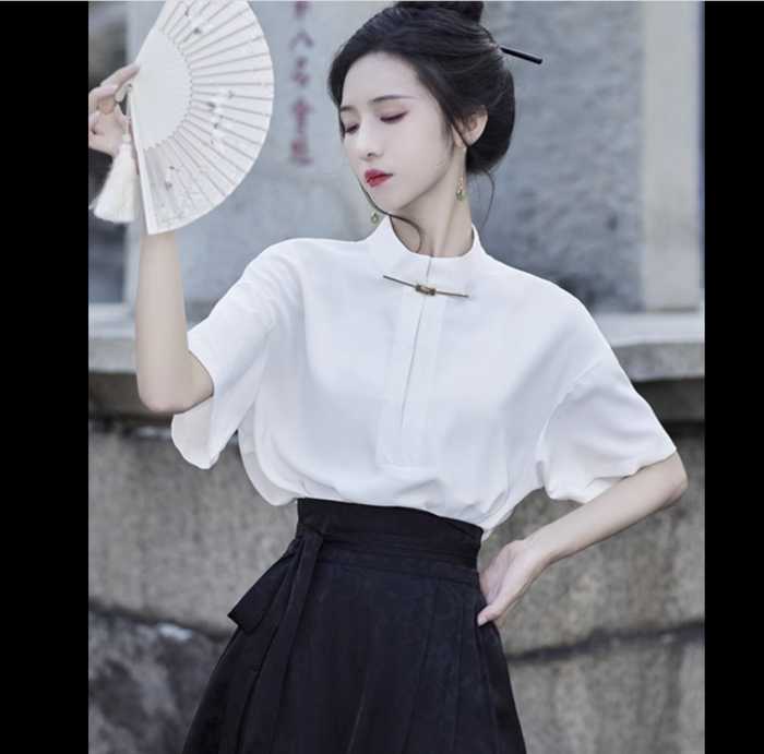 チャイナ服 シンプルチャイナシャツ フォーマル