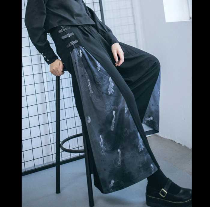 チャイナ服　ユニセックスチャイナパンツ