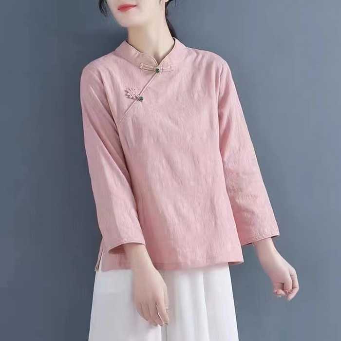チャイナ服 レトロ スタイル チャイナブラウス