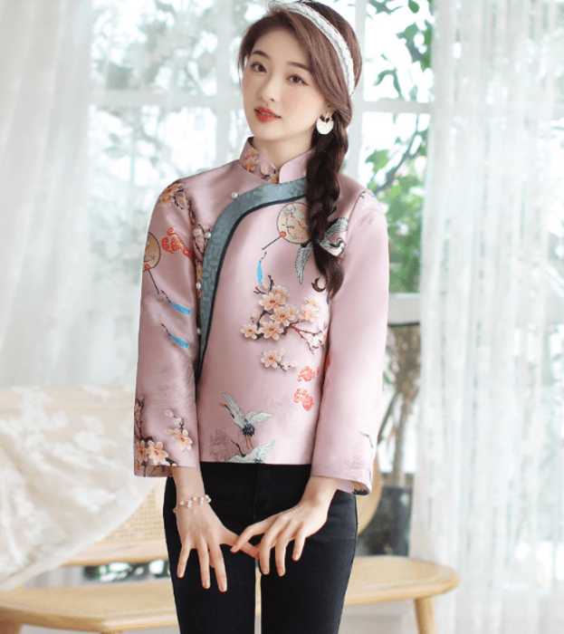 チャイナ服 キラキラ チャイナジャケット
