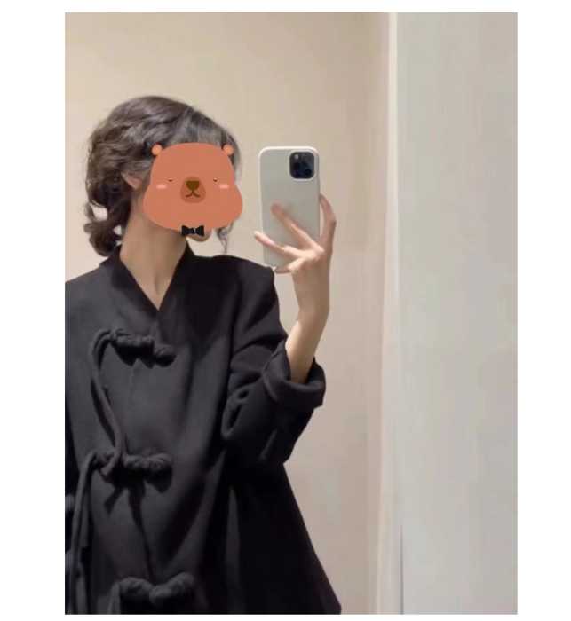 チャイナ服 中国拳法風 チャイナウールコート