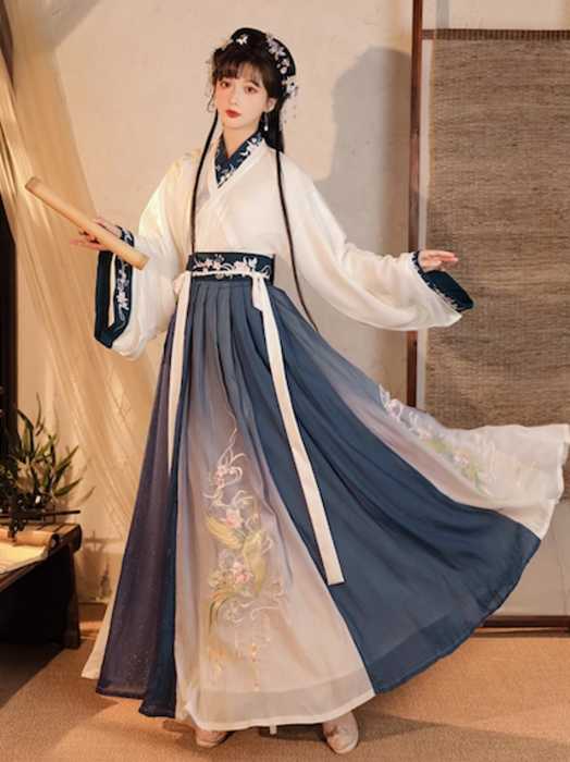 チャイナ服　中国の伝統的なハンフドレス