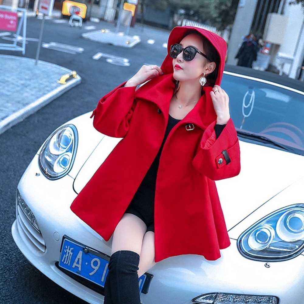 チャイナ服　シンプルフード　チャイナパーカー