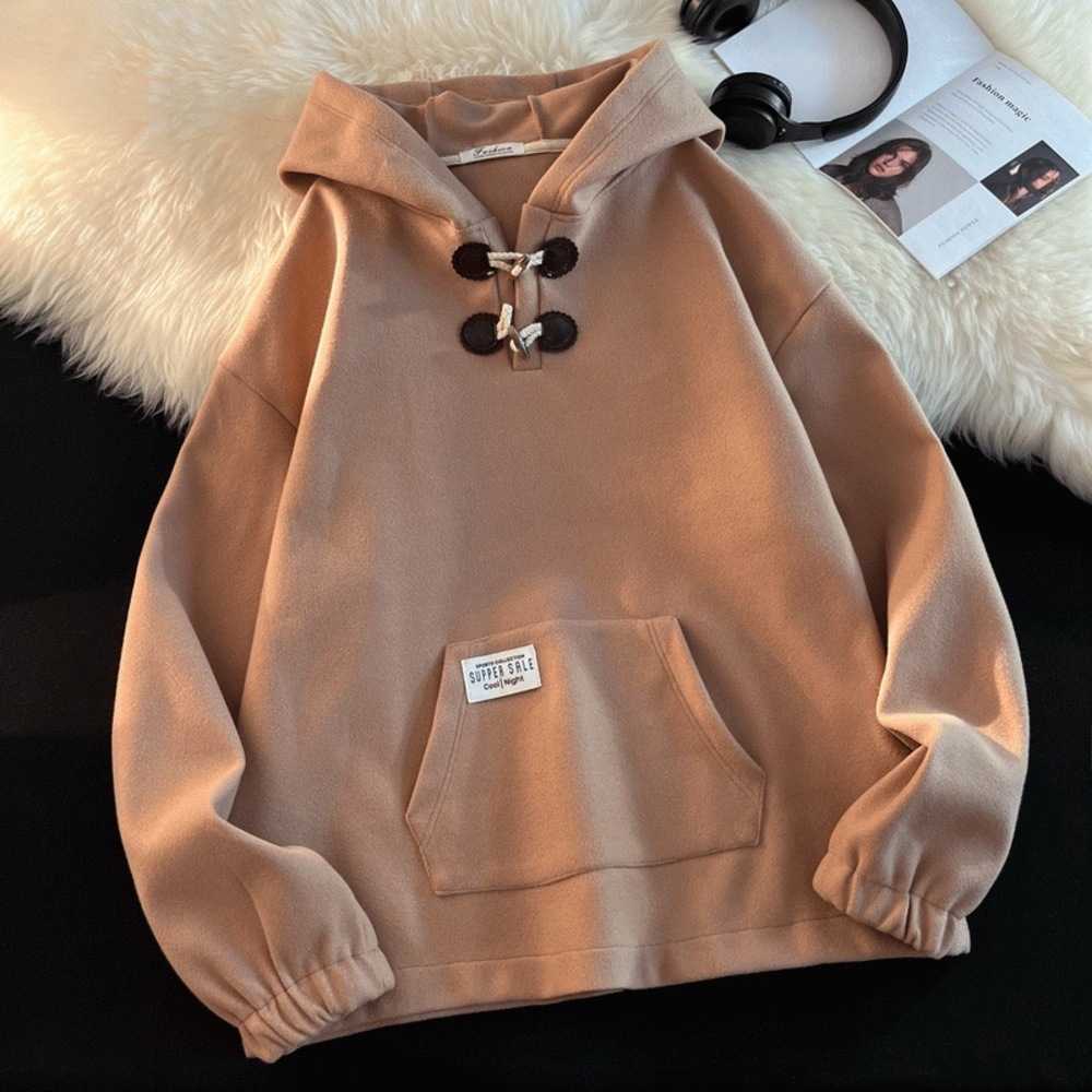チャイナ服　ボタン付きシンプルオーバーサイズ　チャイナパーカー
