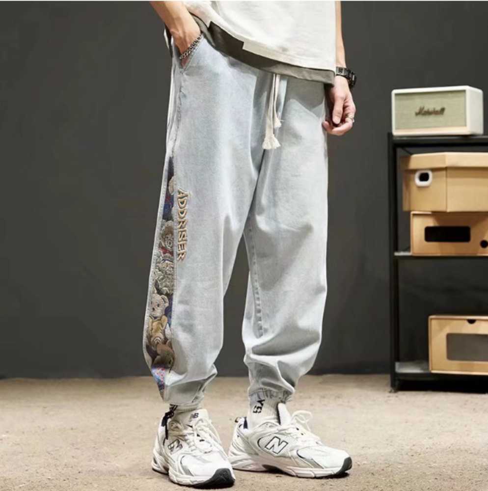 チャイナ服　チャイナデニム　メンズチャイナ