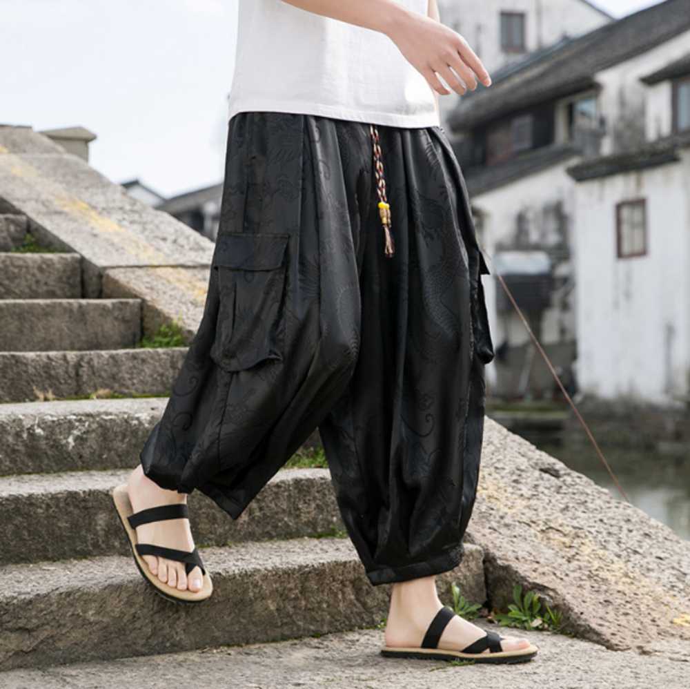 チャイナ服　サムエルチャイナパンツ　メンズチャイナ