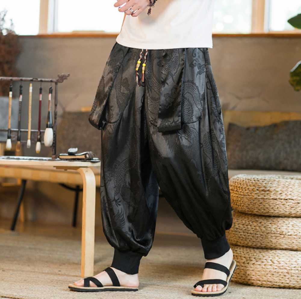 チャイナ服　チャイナランタンパンツ　メンズチャイナ