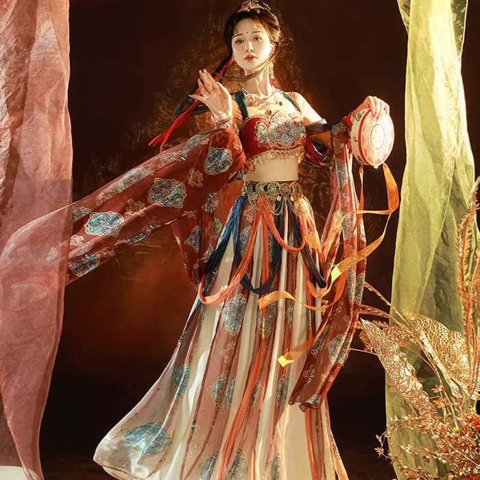 中華ロリータ 光が注ぐ踊り子のステージドレス