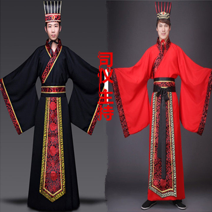 チャイナ服 伝統宮廷風華麗刺繍入り男性用漢服セットアップ