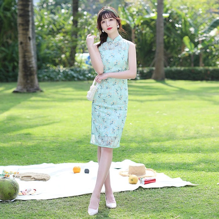 チャイナ服 デザイン スリーブ チャイナドレス