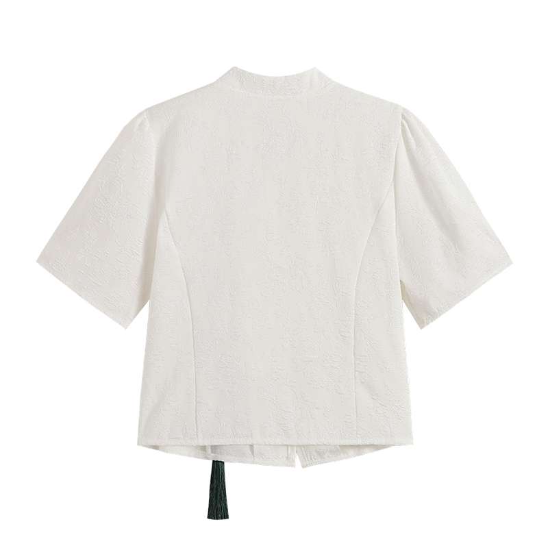 チャイナ服  モダンチャイナ風デザイントップス