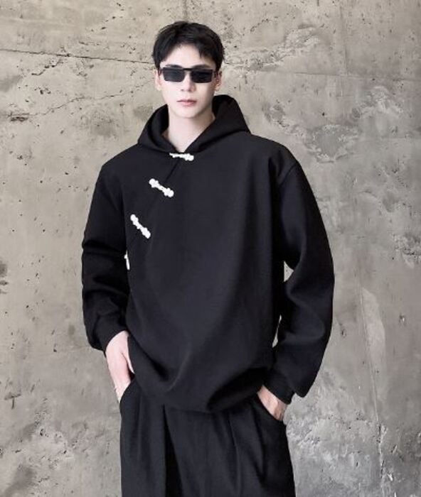 チャイナ服 シルエット カッコいい シンプル チャイナパーカー